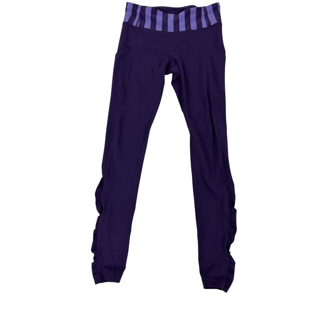 Lululemon Purple Activewear Top Size 6 Gently Used - Picture 3 of 7